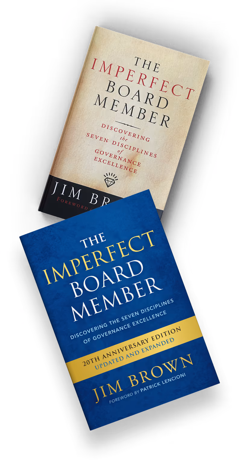 The Imperfect Board Member books, original release and updated 2026 version