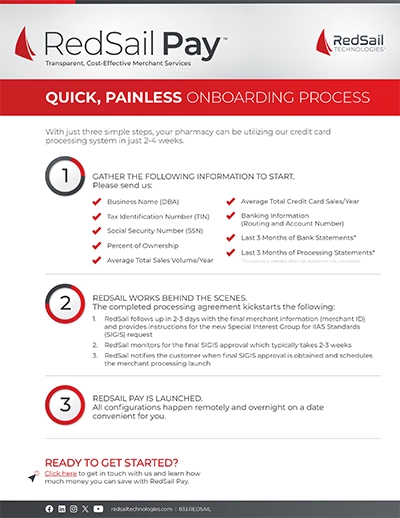 RedSail Pay Onbording Overview