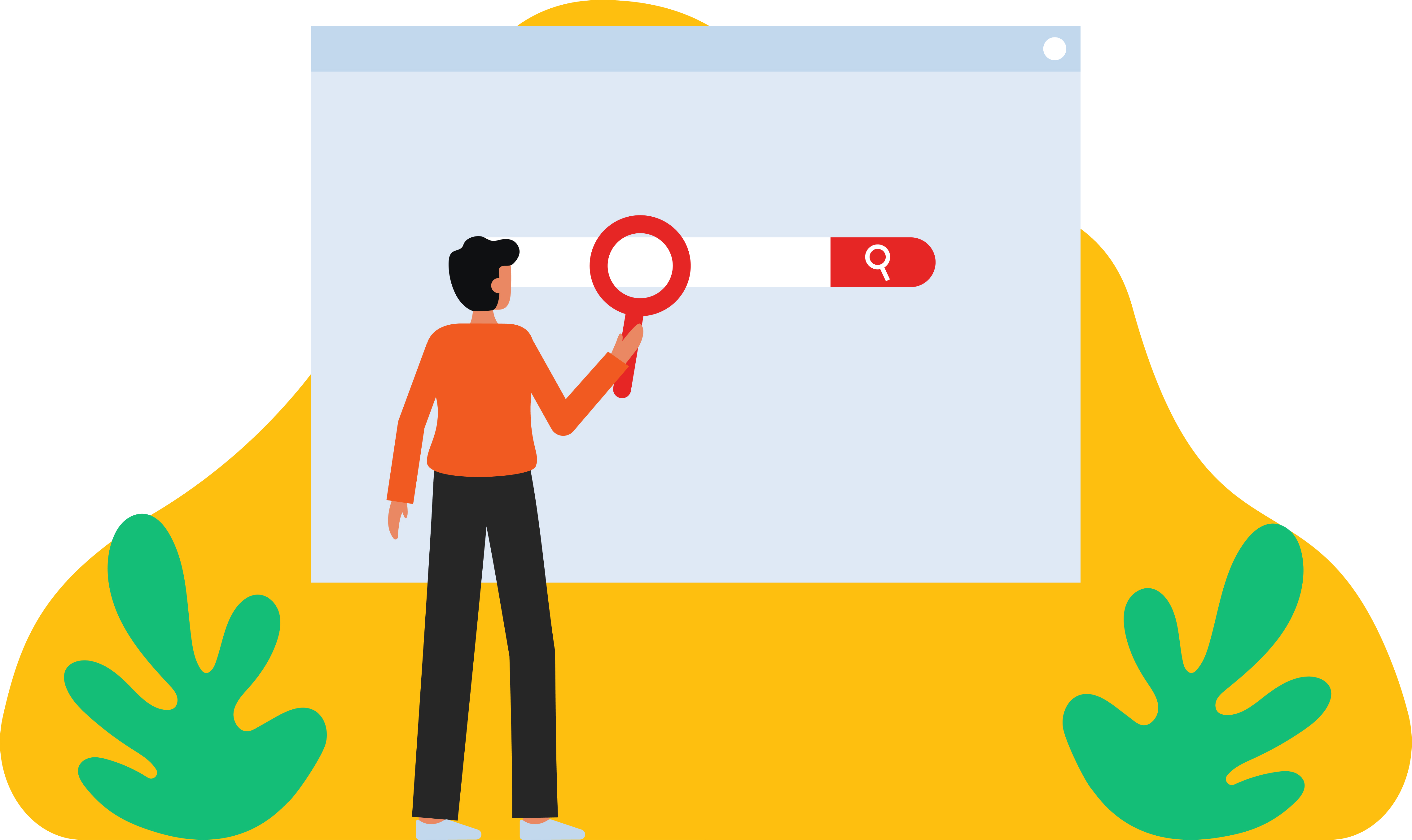 Hangry Food truck and street vendor locator illustration about searching for local food options.