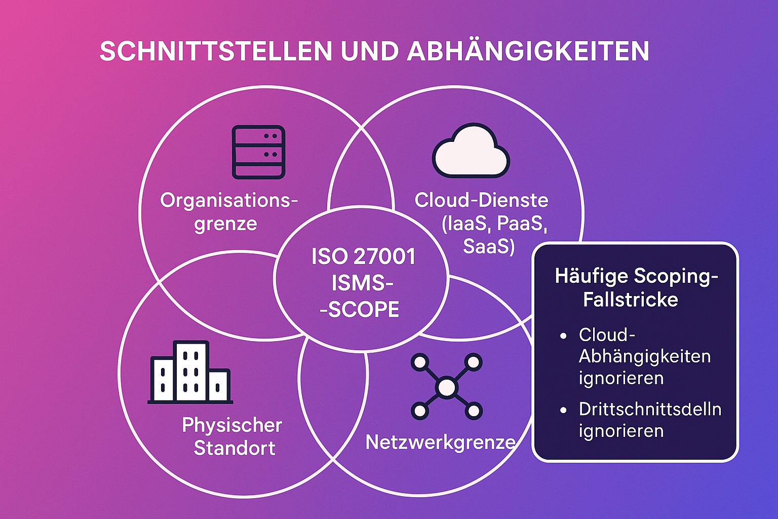 Die Basis für ein erfolgreiches ISO 27001 ISMS: Verstehen Sie den Organisationskontext und die relevanten Interessierten Parteien, um Ihren Geltungsbereich präzise und auditfest zu definieren.
