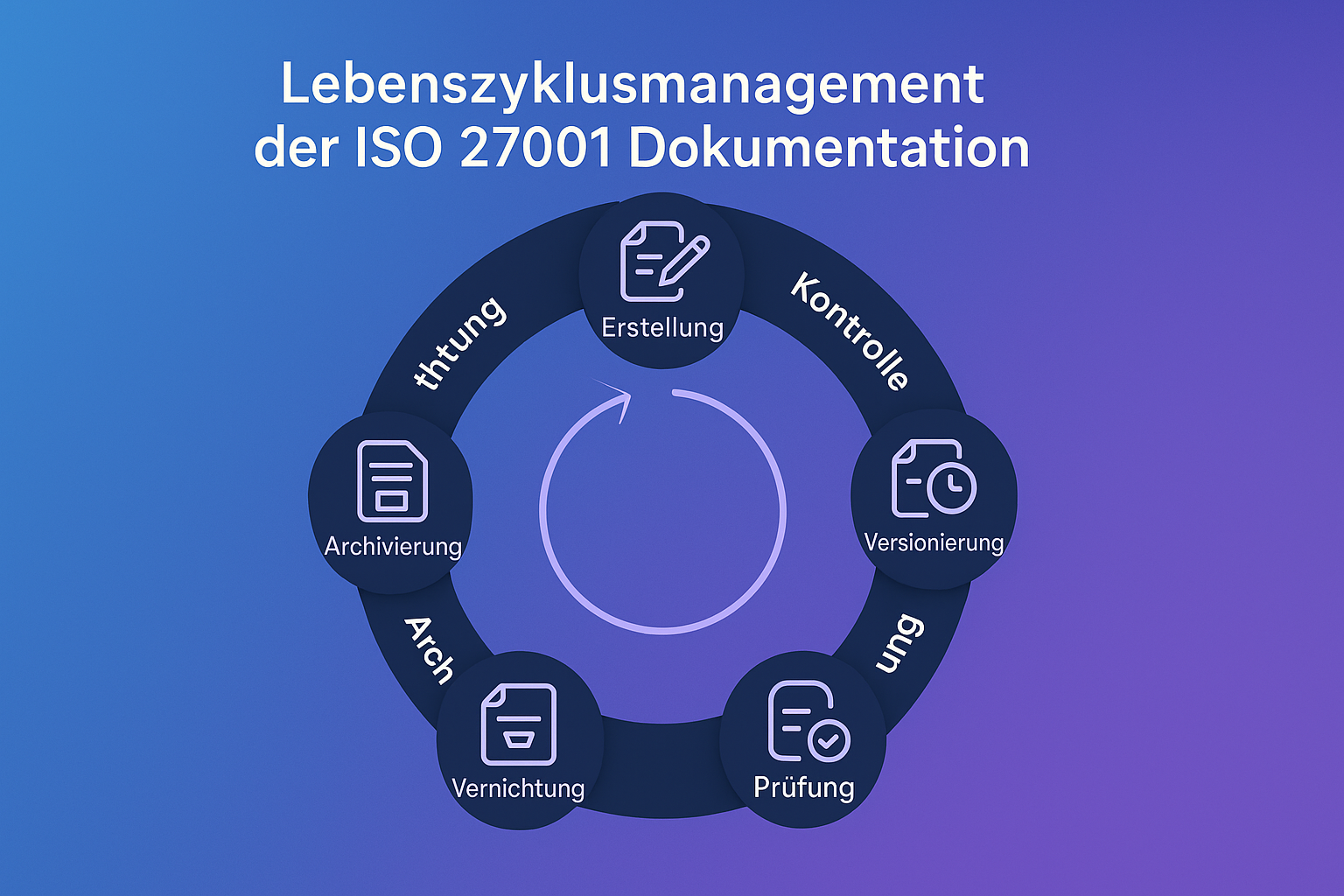Detaillierte Visualisierung der Voraussetzungen und Umsetzungsschritte für ein effektives Berechtigungskonzept im Rahmen von ISO 27001.