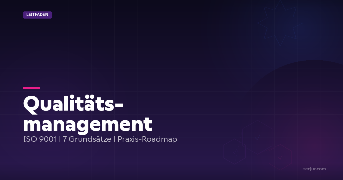 Qualitätsmanagement Definition und Normen