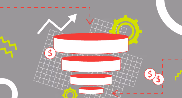 Blog cover outlining five steps to build a successful digital marketing funnel.