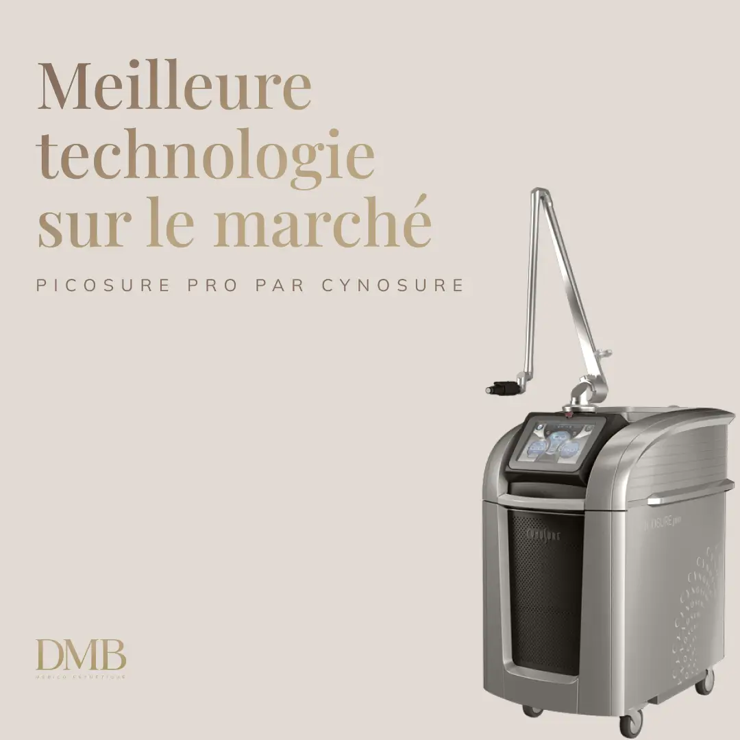 une image de la technologie picosure pro disponible à la clinique dermamédibeauté situé à Laval