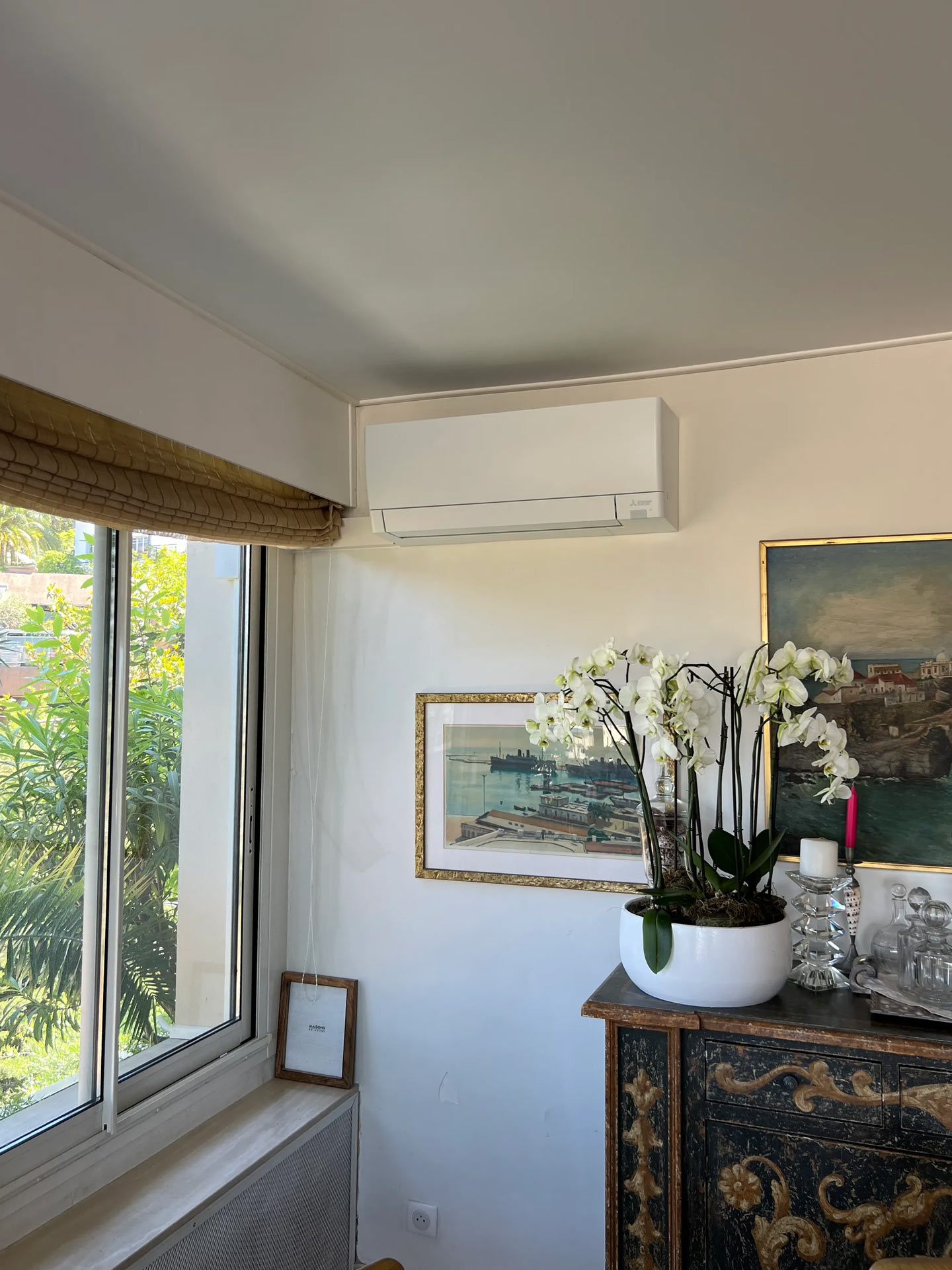 Climatisation avec inverter écoénergétique, wifi intégré et filtre V Blocking anti-virus.