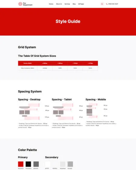 Project screen