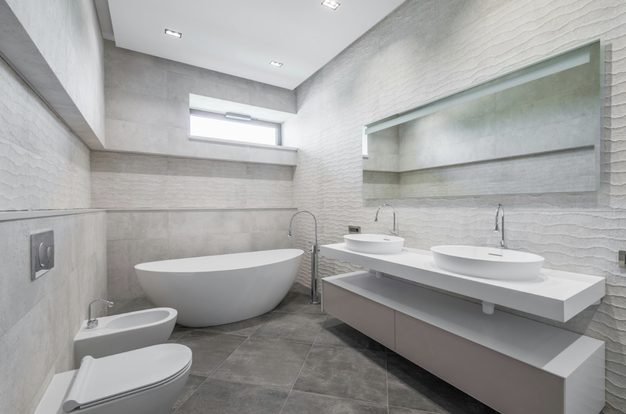 Bathroom ADU Interior Design Ideas That Add Luxury in Tight Spaces.