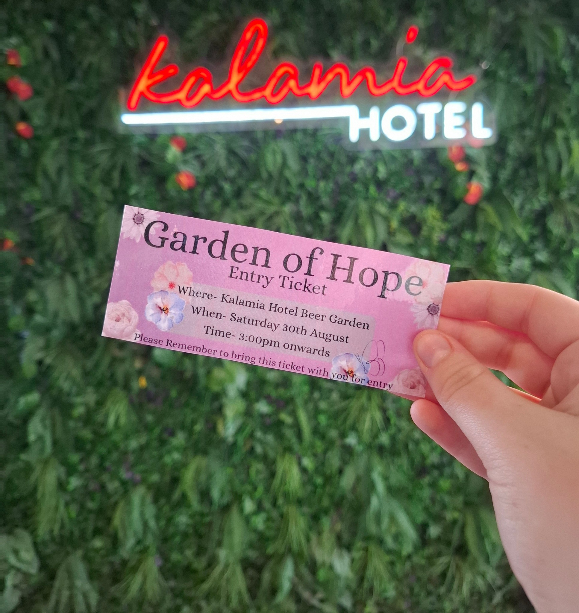 Kalamia Hotel To Host Garden Of Hope In Support Of Cancer Research