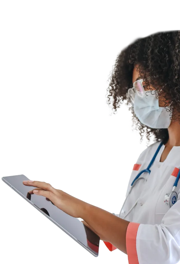 A person who is using machine