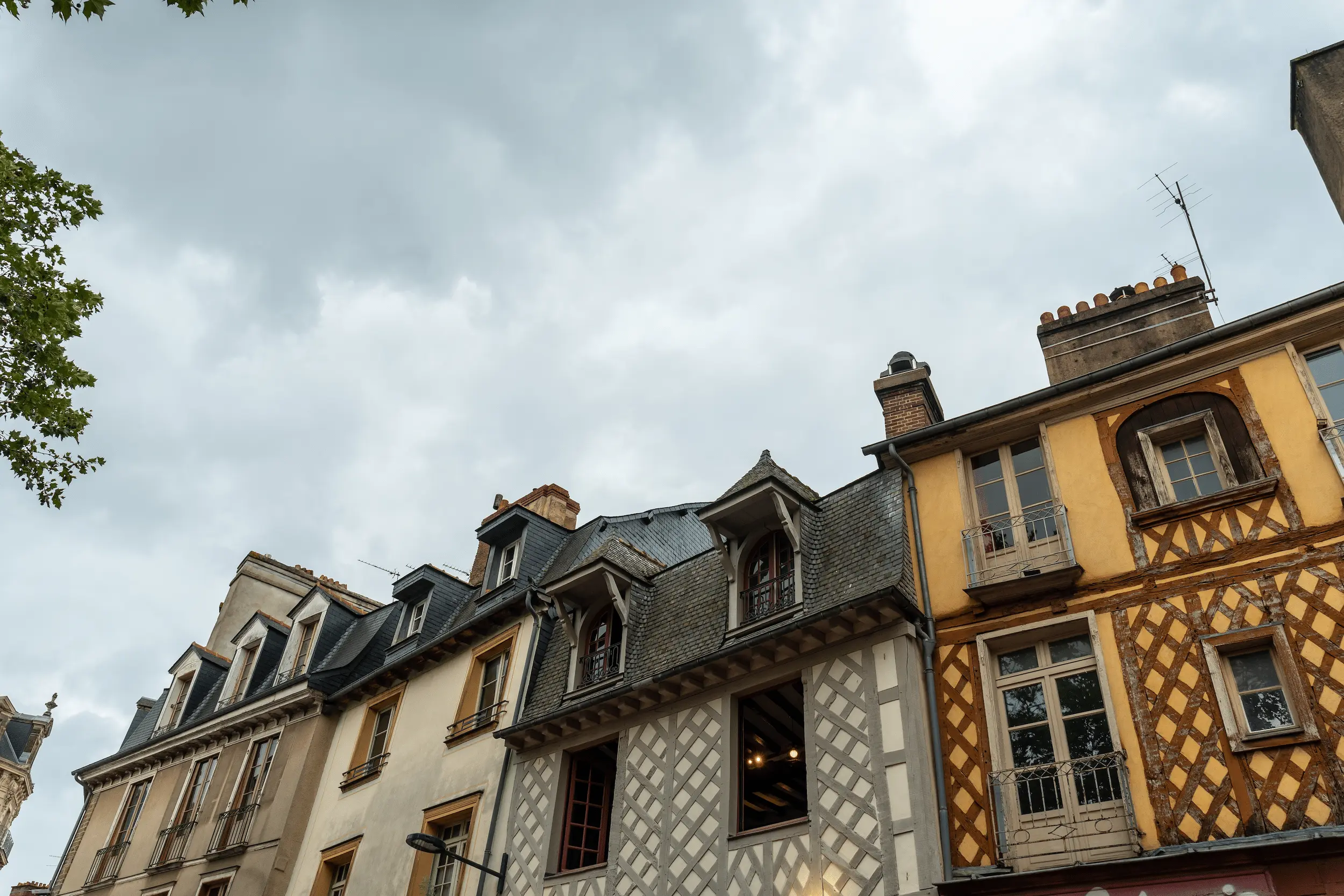 Des maisons à colombages à Rennes