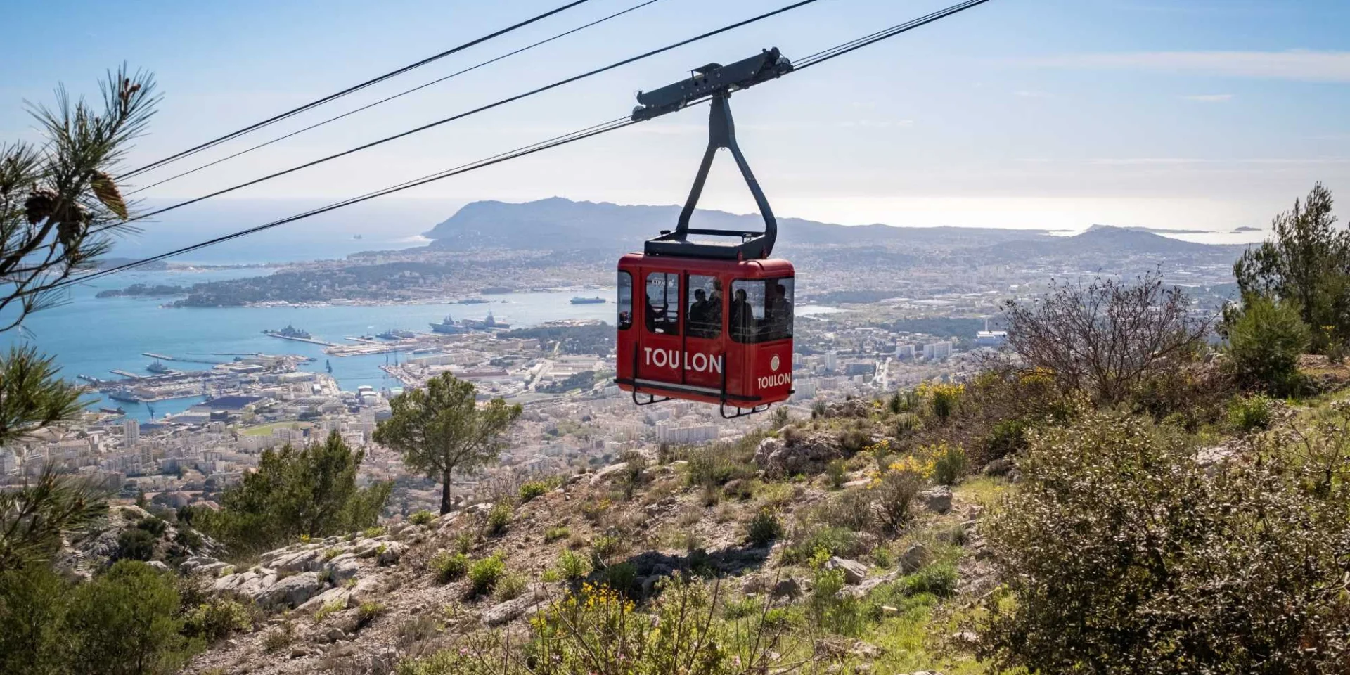 Vue sur la ville de Toulon - Optimal Patrimoine 