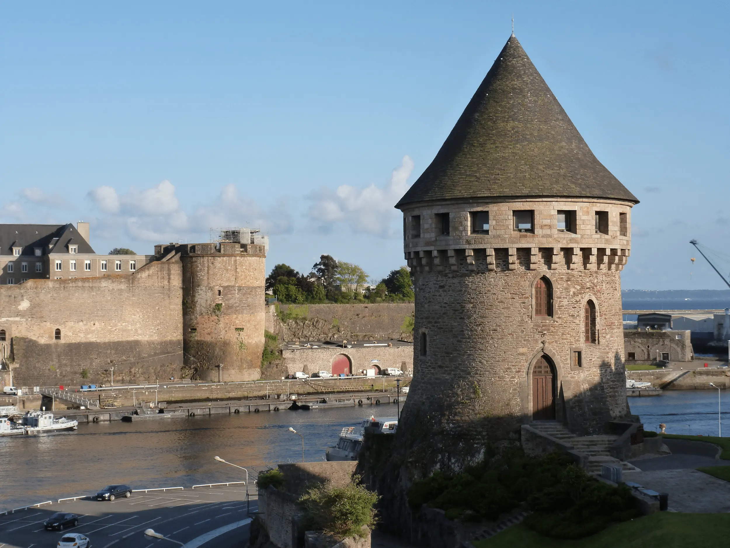 Vue sur le château de Brest - Gestion de patrimoine