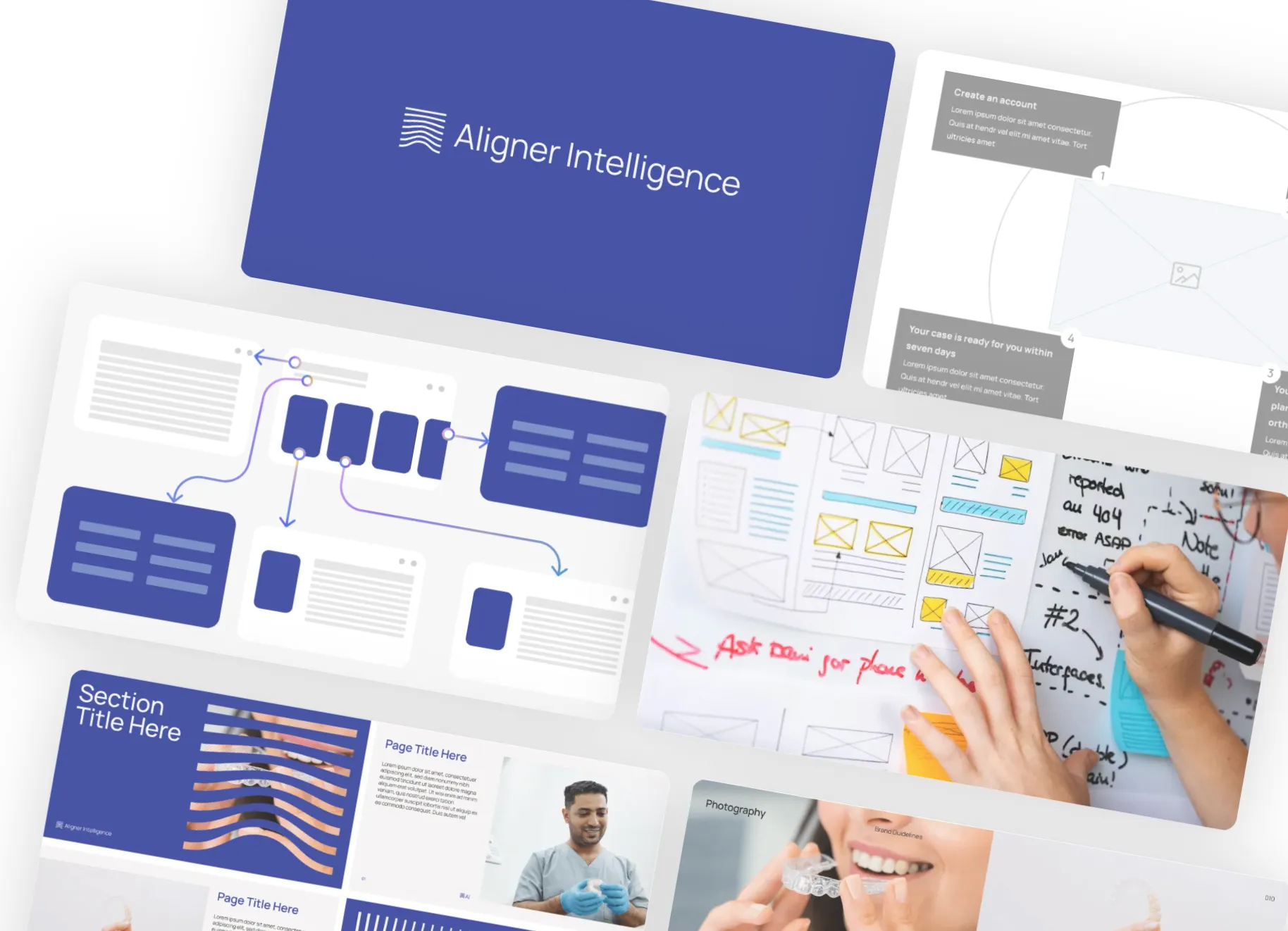 UX consulting process diagram showing user research, strategy development, and implementation phases for business growth