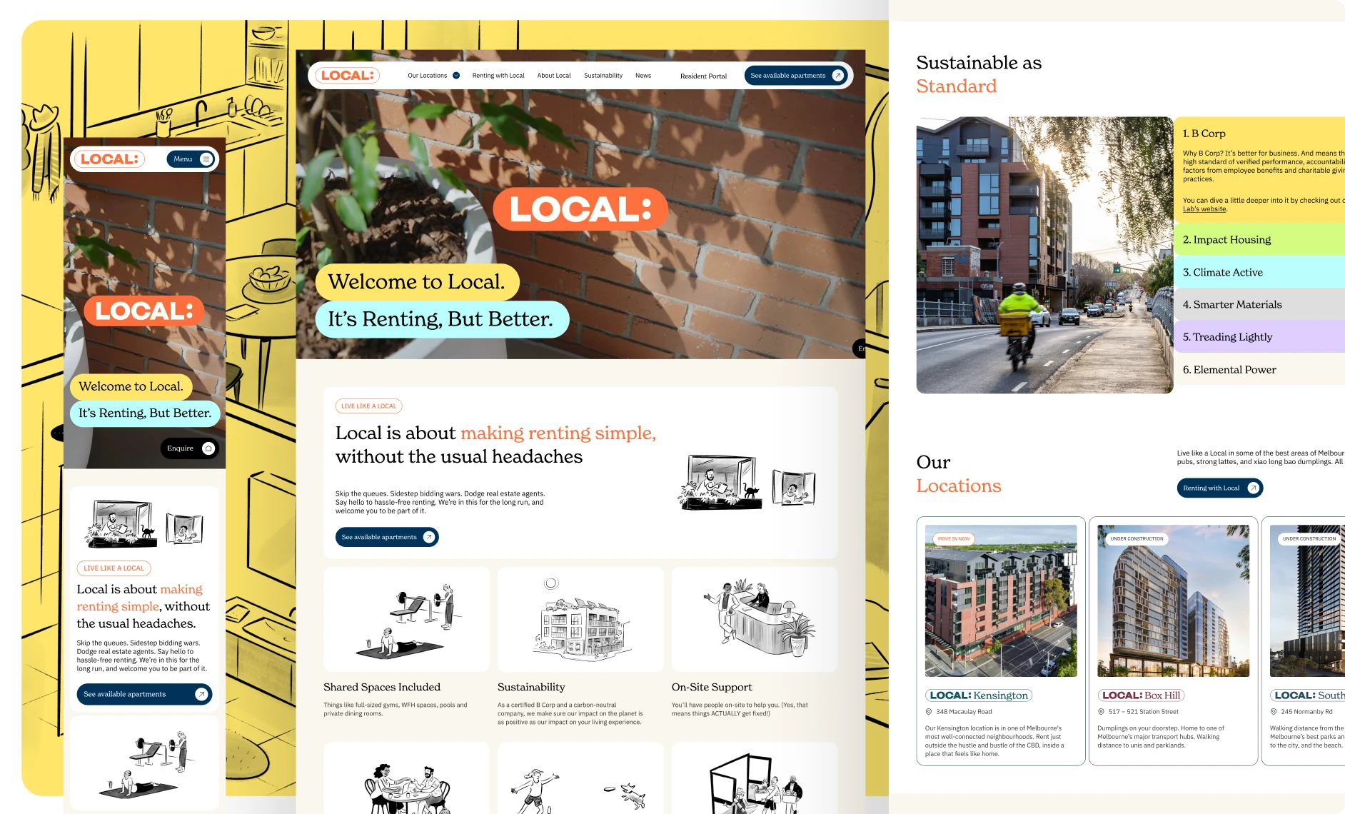 Local Residential - Property Development Website by BS+A