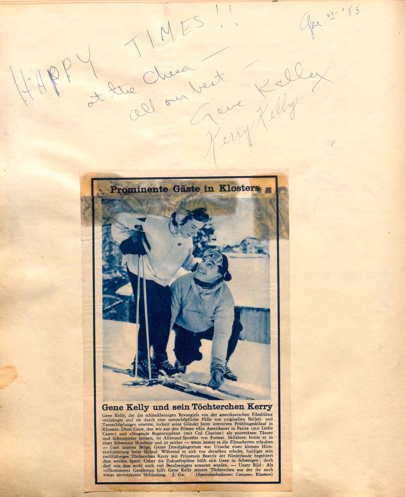 Guest book full of history