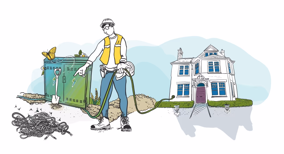 Lighting Fibre's broadband network is full fibre from exchange to home or business, there's no old out-dated copper wire anywhere in our network.