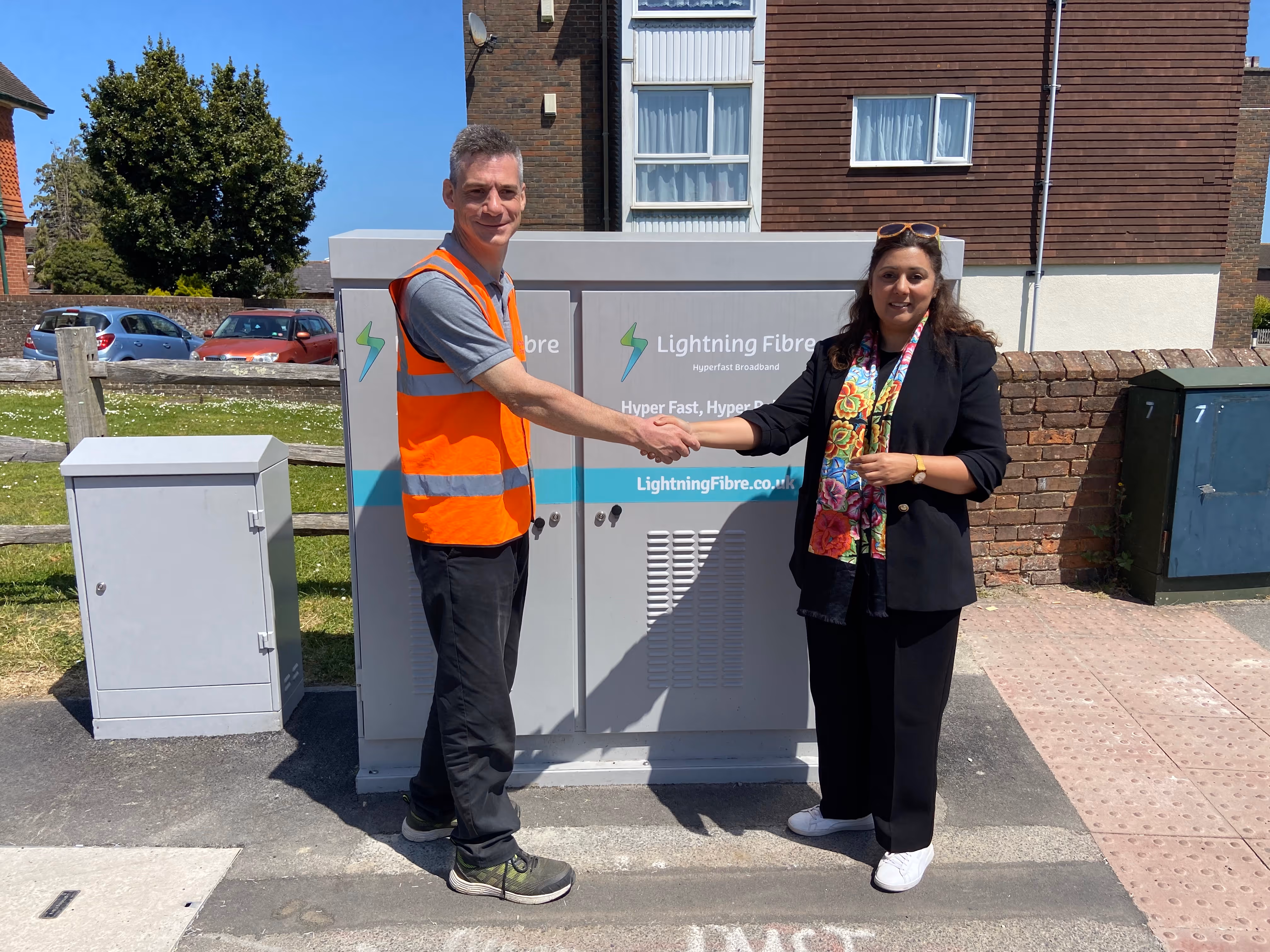 Lightning Fibre Broadband, a new hyper fast network for Hailsham, East Sussex.