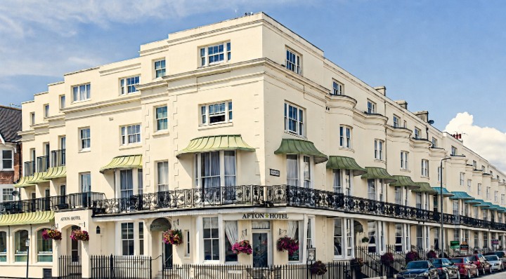 The Afton Hotel in central Eastbourne.