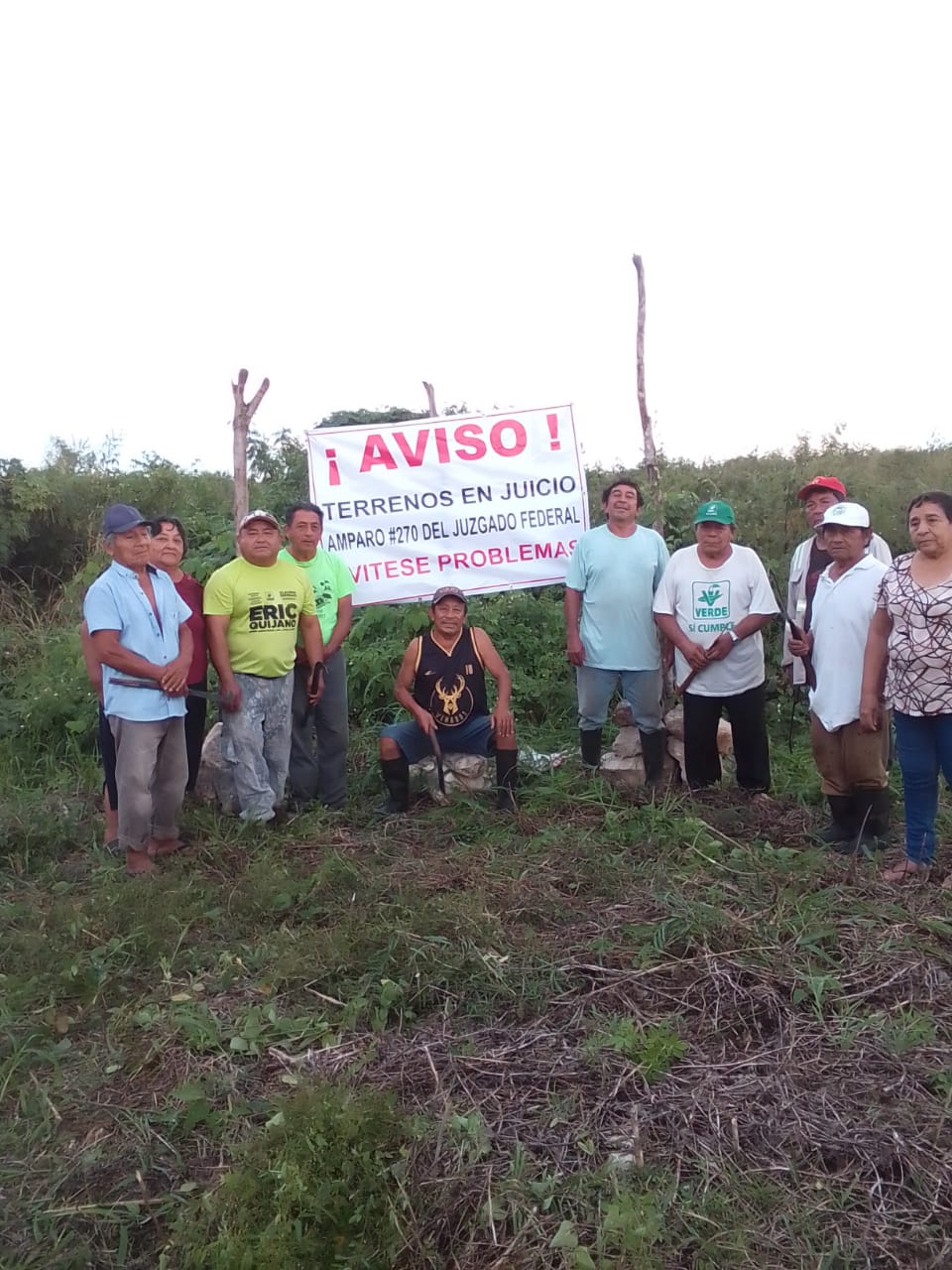 ¡Alerta ante el intento de despojo al ejido de Yaxkukul!