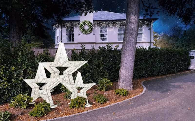 CGI image of proposed christmas decorations