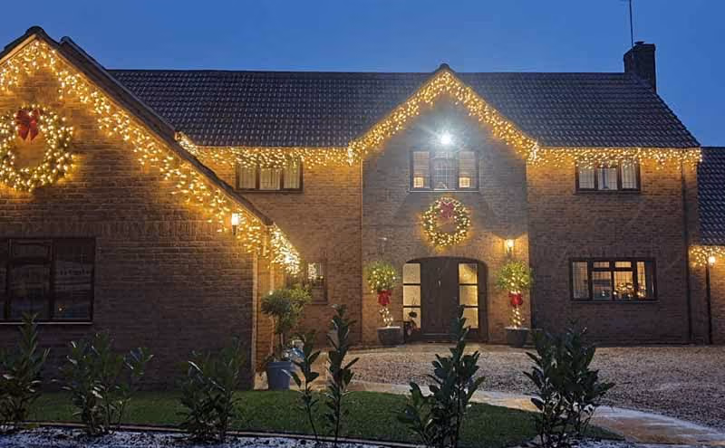 actual image of christmas lights
