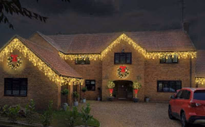 CGI image of proposed christmas lights