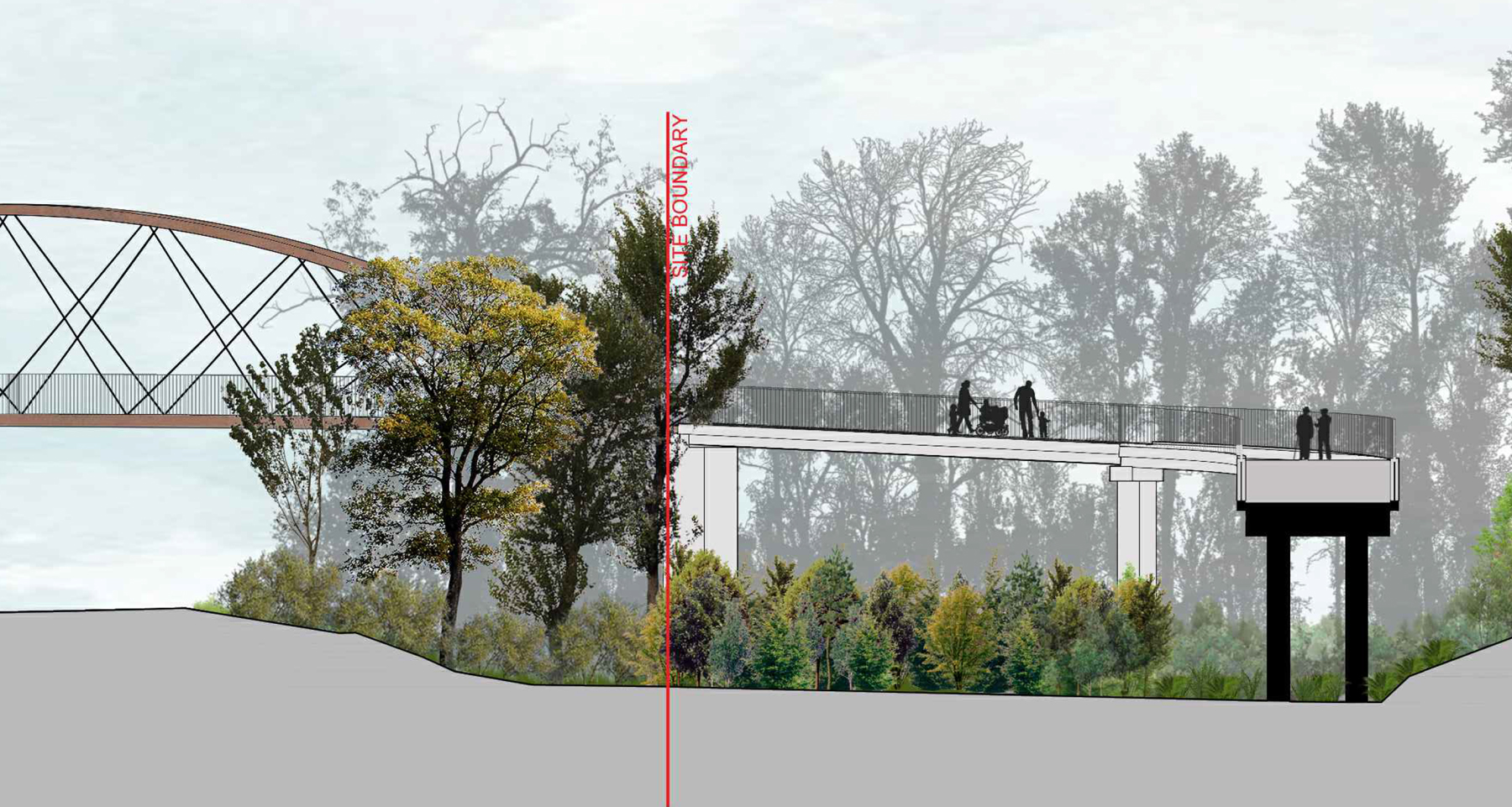 Little Island Pedestrian and Cycle Bridge, Cork