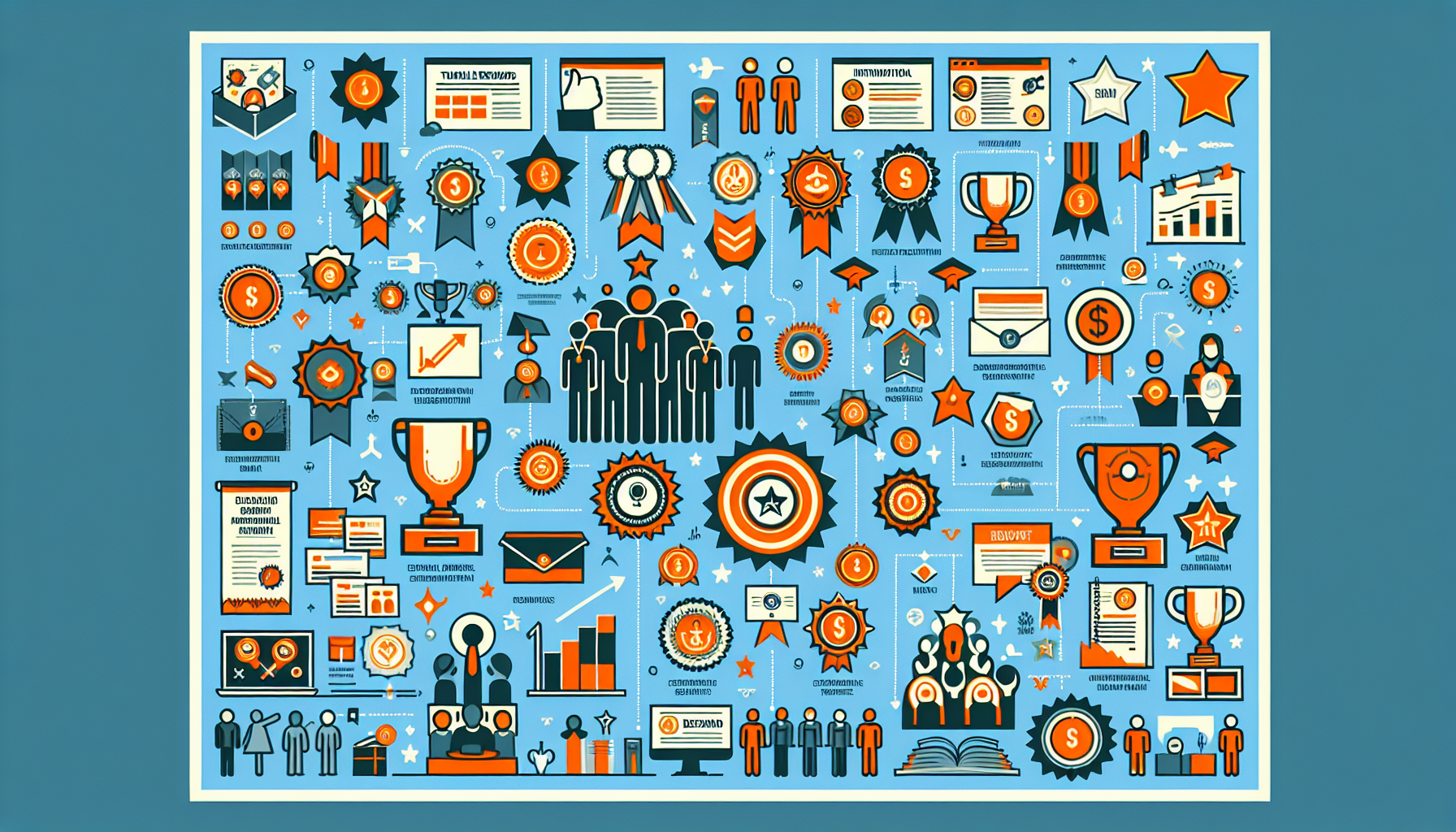 An infographic showing different kinds of rewards