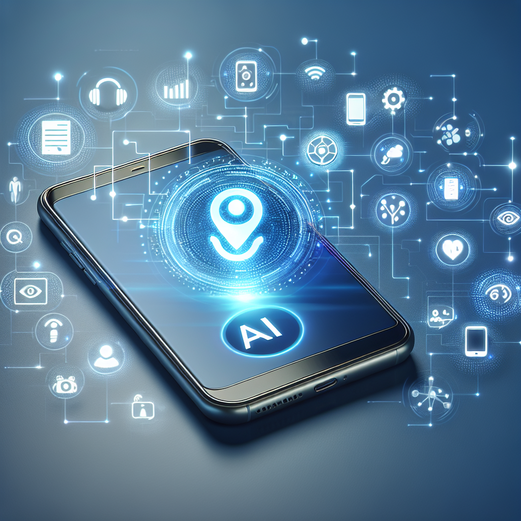 A graphic representation of AI-powered personalized phone experiences