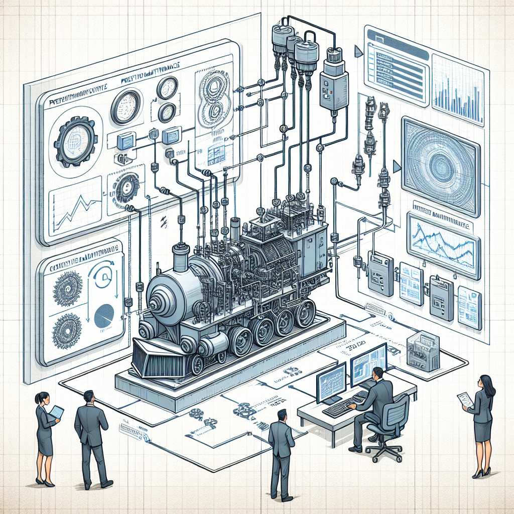 A graphical representation of a typical predictive maintenance process