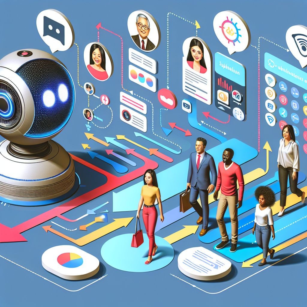 A graphic showcasing the smooth customer redirection from voice bots to digital channels