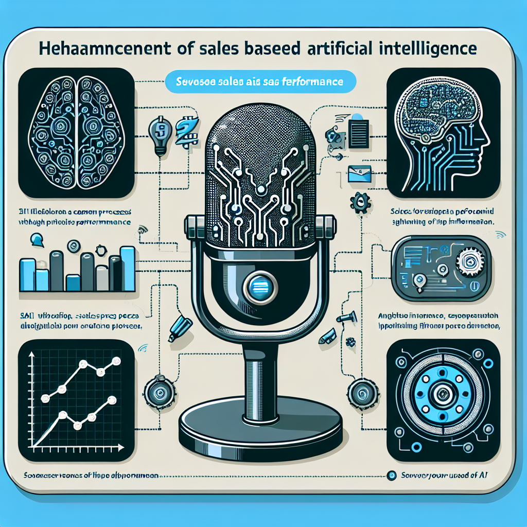 An infographic showing how voice-based AI can enhance sales performance