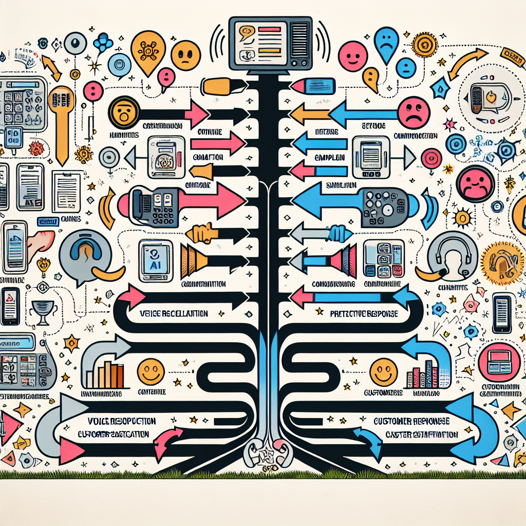 An infographic showing how AI improves phone tree navigation