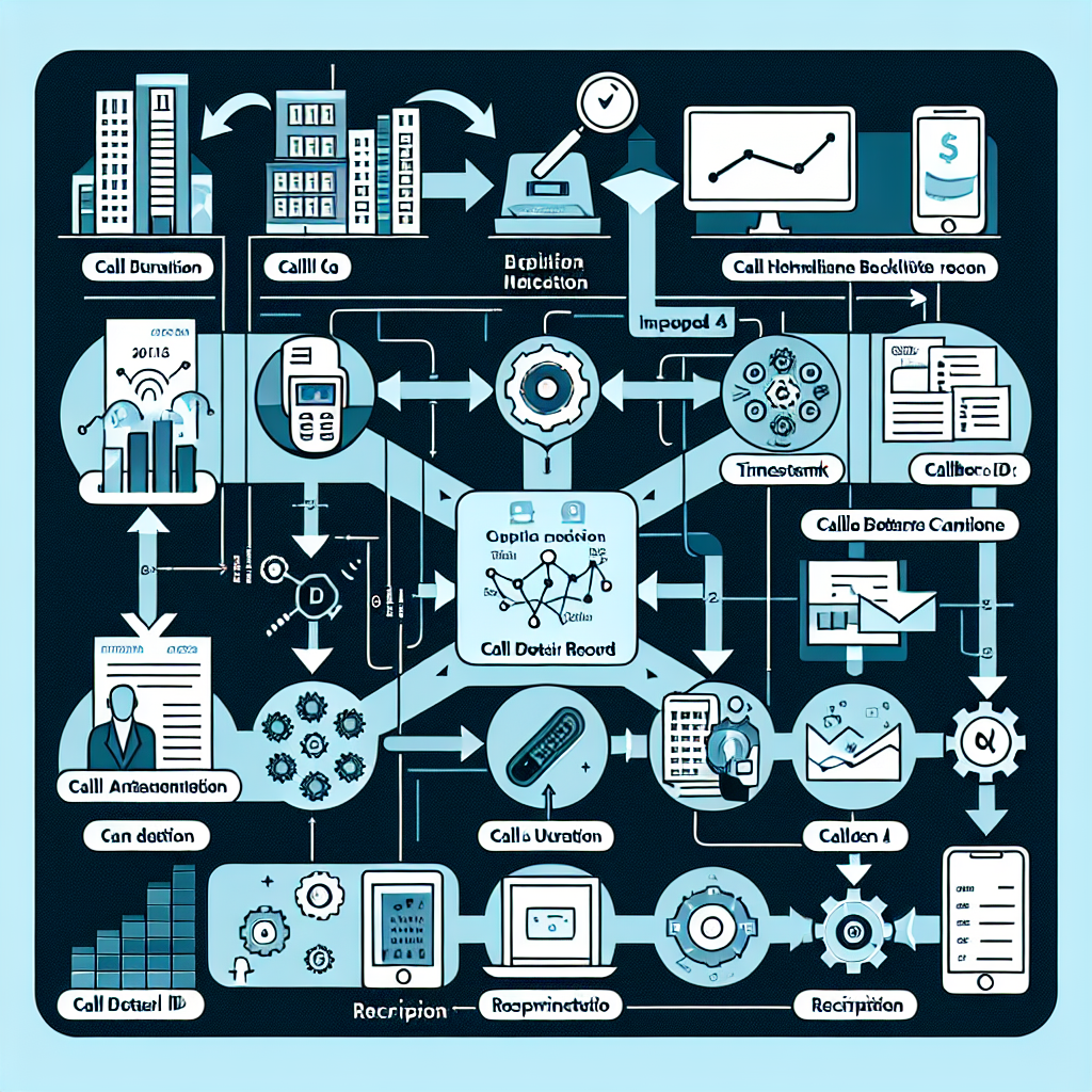 An image depicting a diagram of call details records and how data is extracted from it.