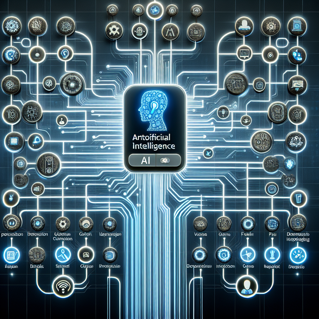 An image showing phone tree diagram powered by AI.