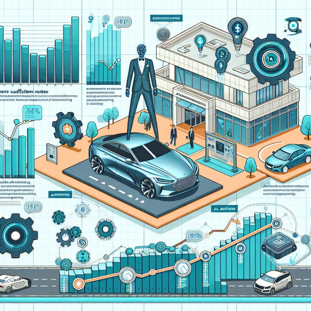 An infographic depicting BMW's improved customer satisfaction rates and reduced wait times after implementing AI call batching.