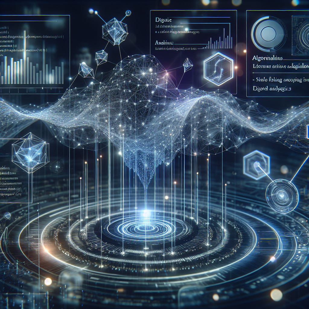 A visual representation of Machine learning algorithms analyzing voice data