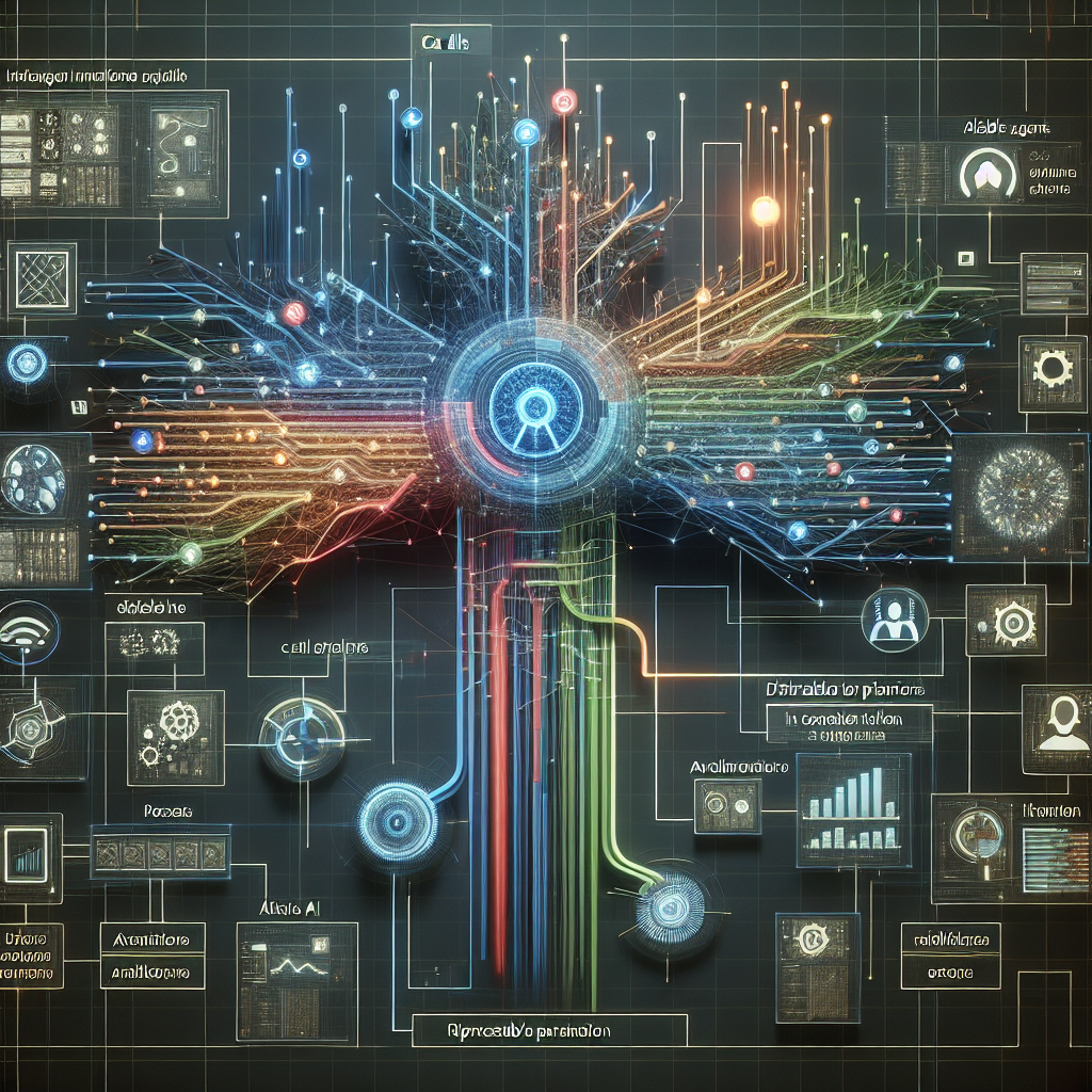 An image displaying a graphical representation of how an AI system distributes or batches incoming calls based on different predefined parameters.
