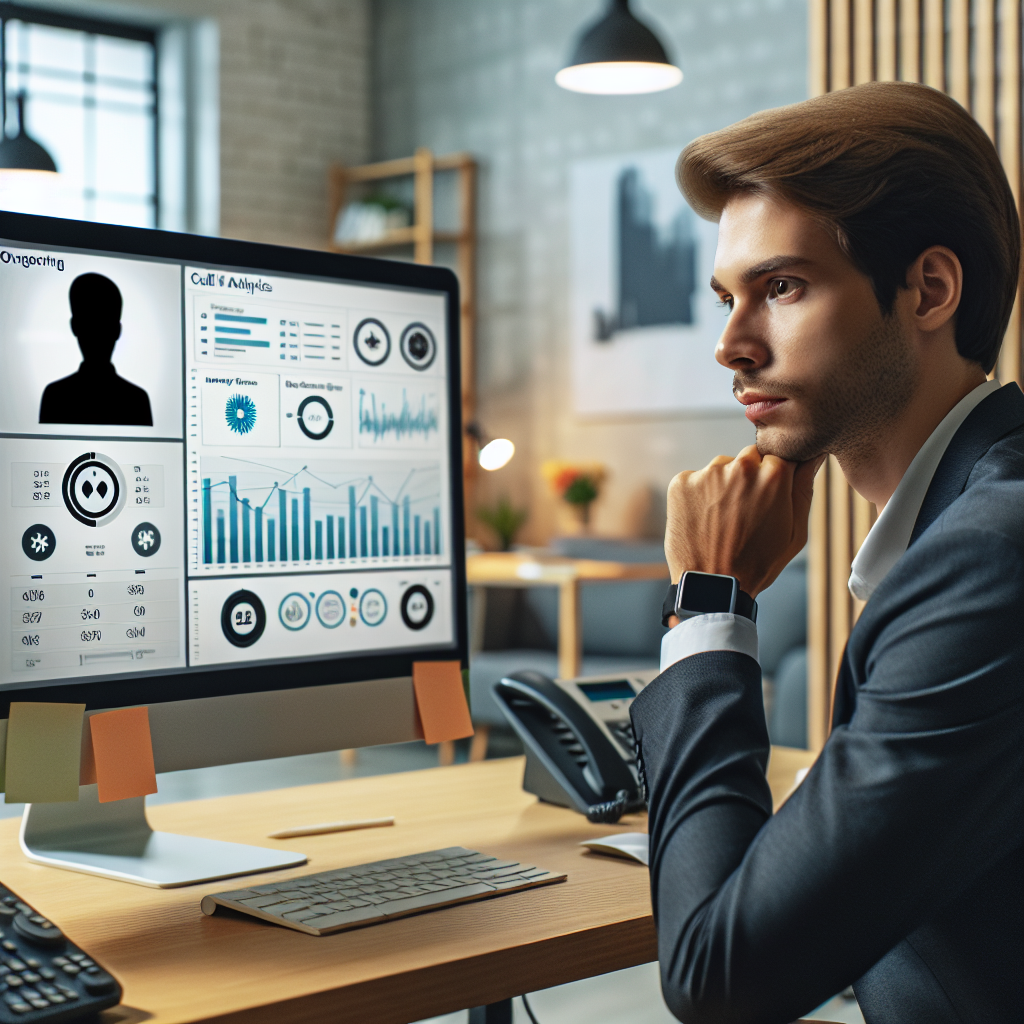 An image illustrating a customer service agent being presented with predicted call information on a screen.