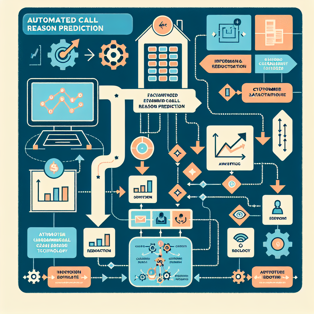 An infographic illustrating the benefits of Automated Call Reason Prediction