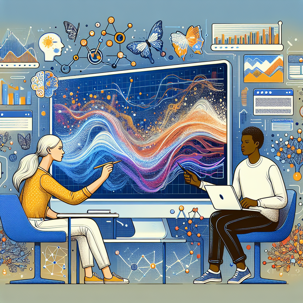 An illustration representing AI analysis of customer behavior