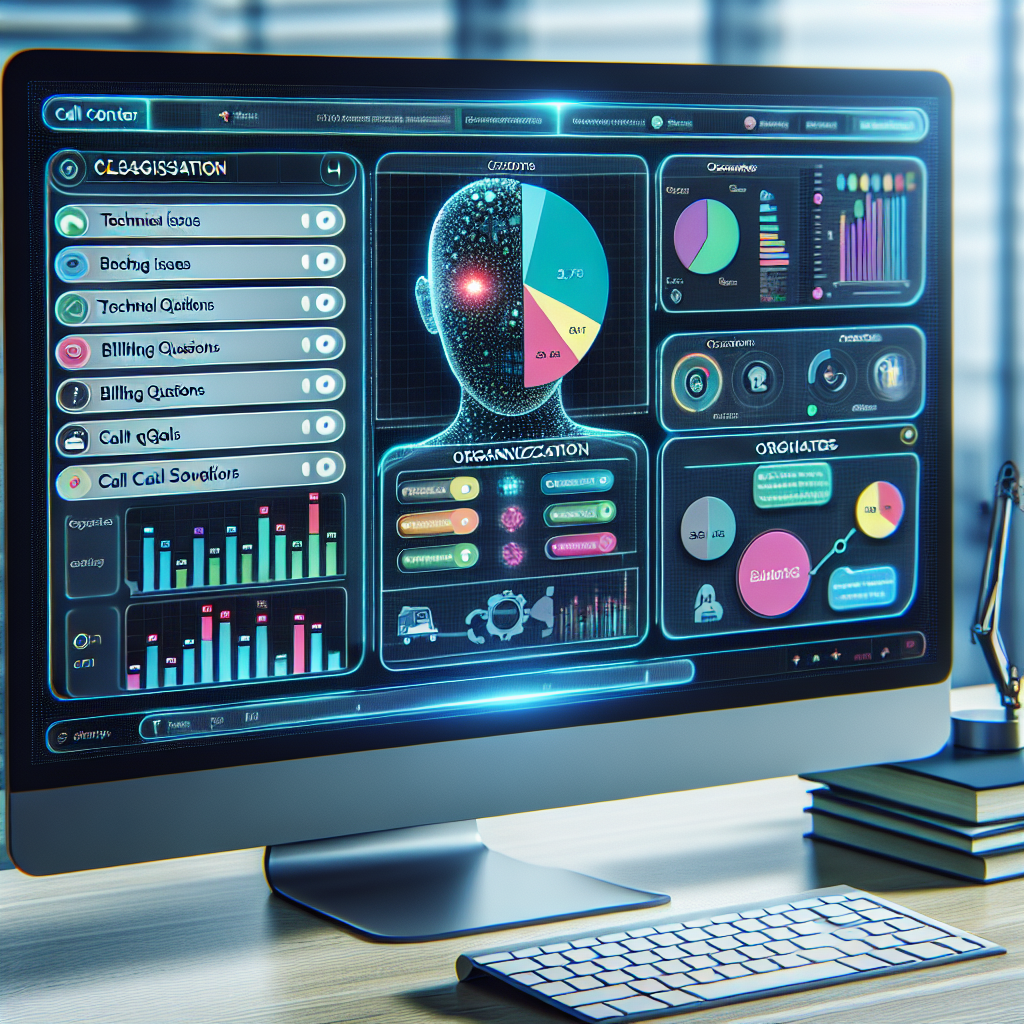 An automated call center agent system showcasing call reason classification