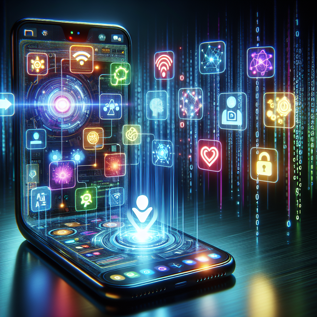 An image representing the integration of Artificial Intelligence in phone systems