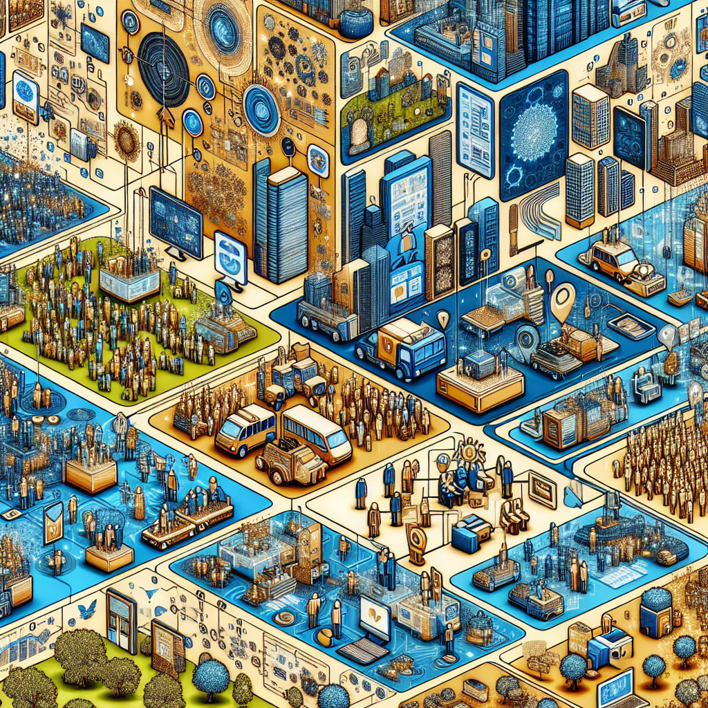 A collage showcasing various businesses that successfully implemented AI-powered call volume forecasting systems