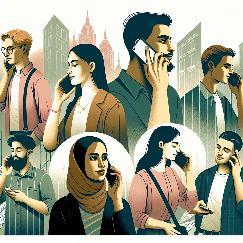 An image depicting people communicating via phone, indicating the concept of phone communication.