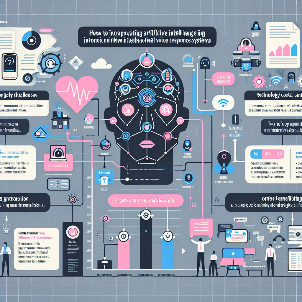 A graphic representing the challenges and considerations in implementing AI into IVR systems