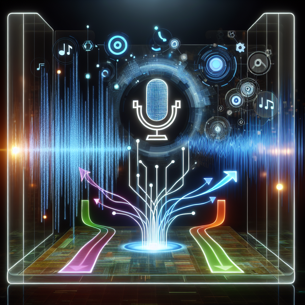 A visual representation of a machine learning algorithm analysing a voice call and predicting its outcome