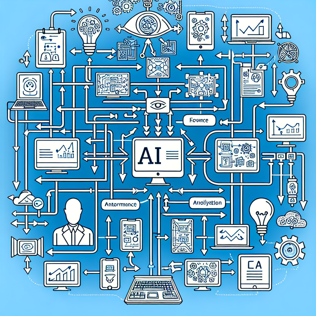 A diagram showing how AI conference systems interface with various business tools