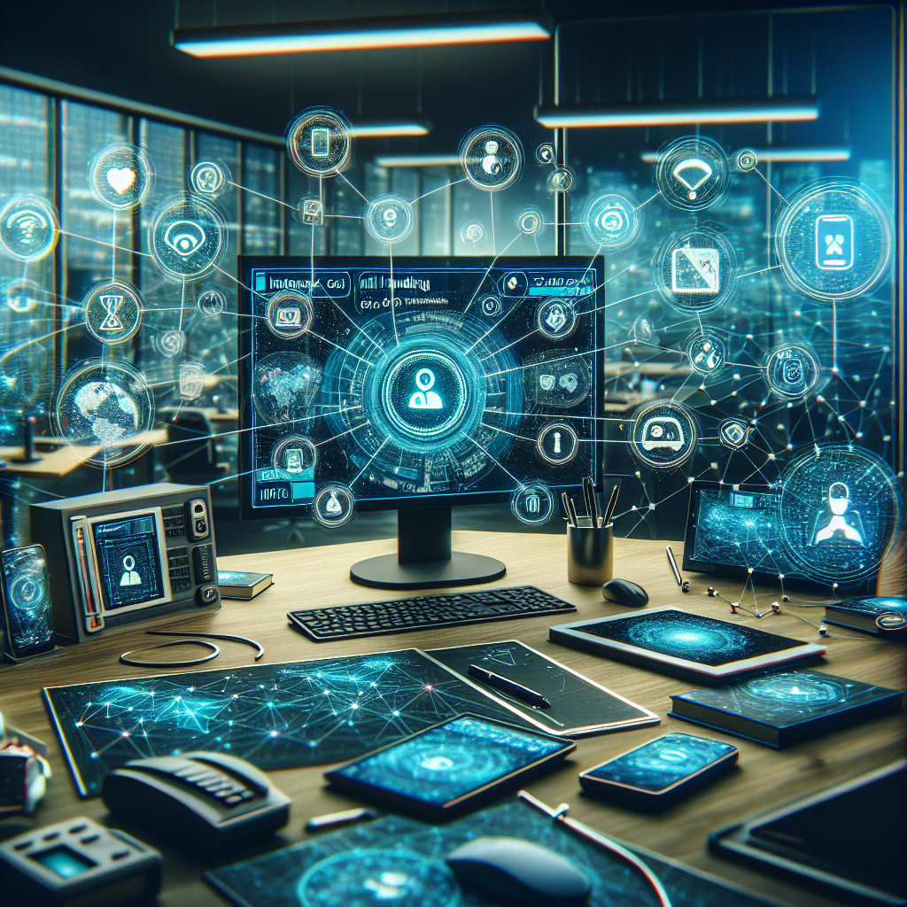 A graphic illustrating the concept of Intelligent Call Handling for IoT