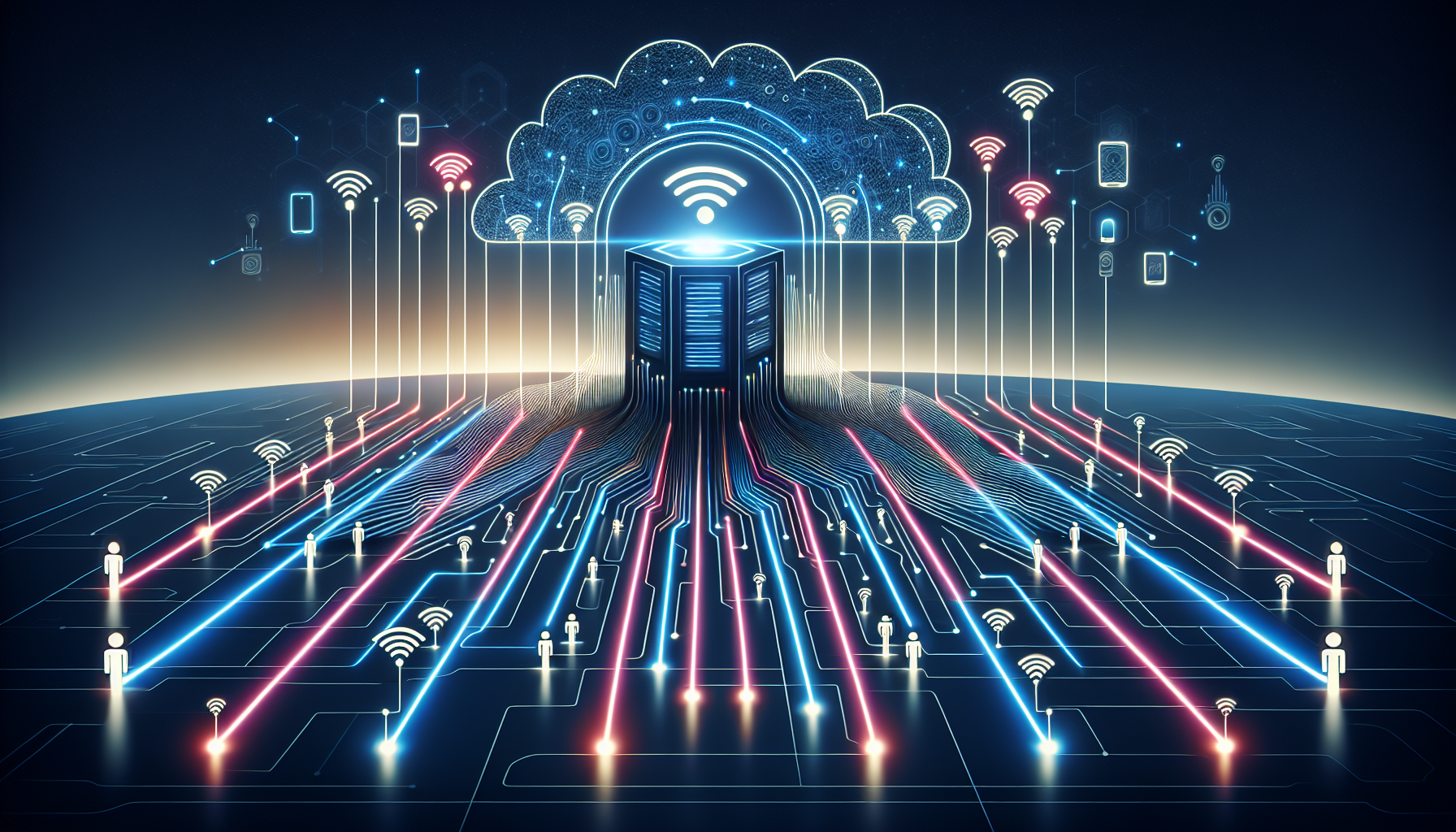 An AI system managing multiple parallel calls